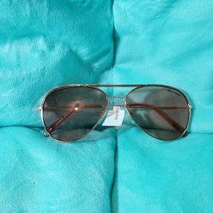 Tommy Hilfiger Rose Gold Aviator Sunglasses